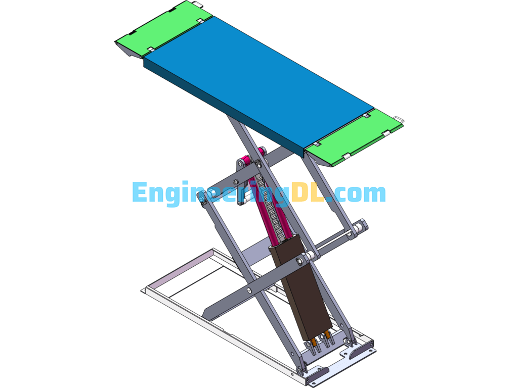 Ultra-Thin Shear Lifter SolidWorks Standard Drawing Set (Can Be Directly Produced And Processed) SolidWorks Free Download