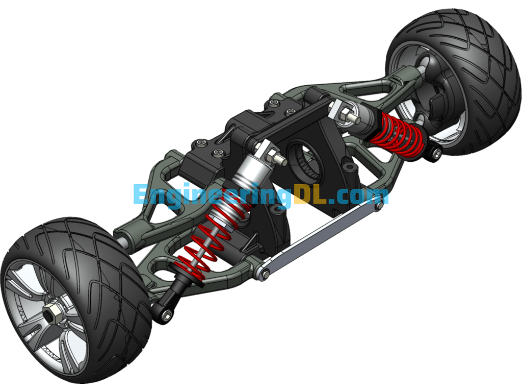 Vehicle Suspension System Model SolidWorks Free Download