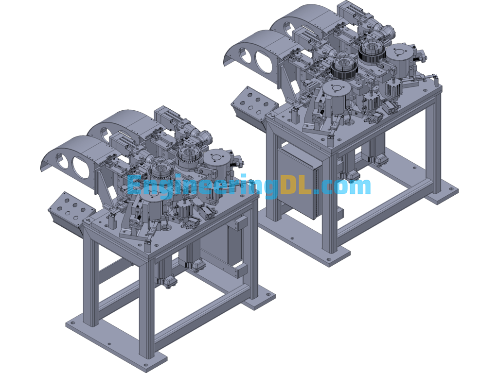 Head Rolling Machine (Detailed Assembly Drawing Of The Structure) Inventor, 3D Exported Free Download