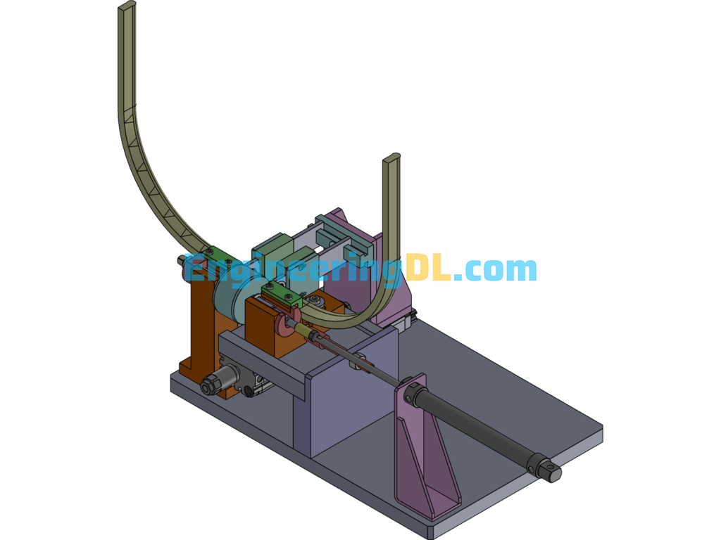 Rotor Clip Spring Automatic Assembly Machine SolidWorks Free Download