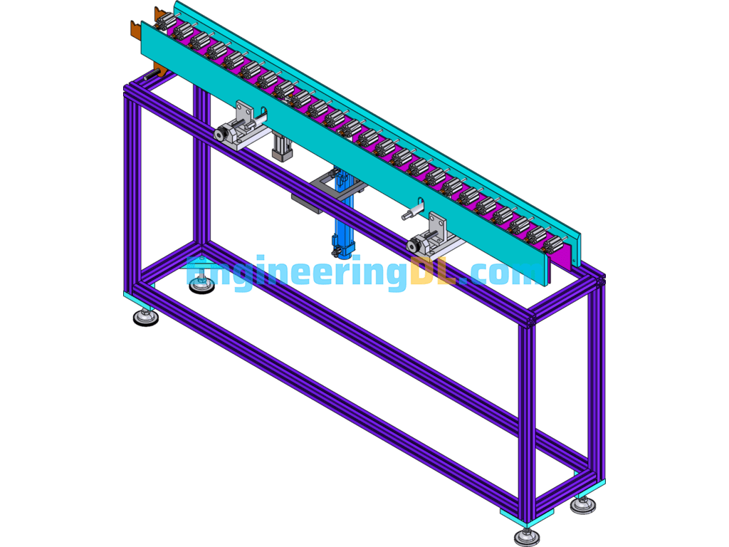 Rotor Automatic Transfer Stepper Line SolidWorks Free Download