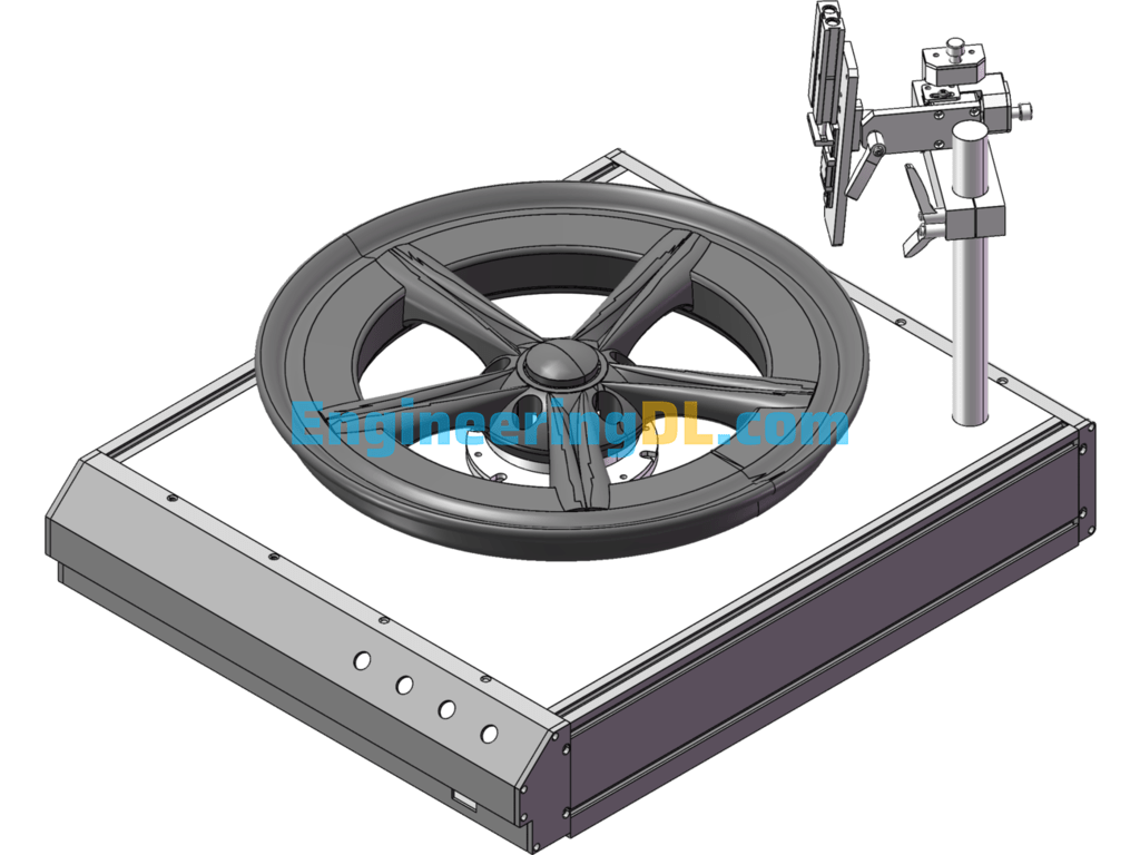 Wheel Dispensing Machine, Round Dispensing Machine SolidWorks Free Download