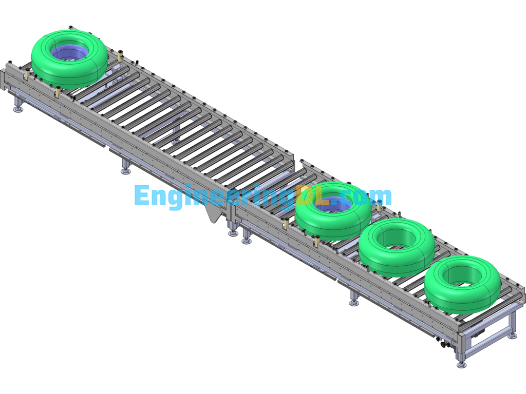 Tire Conveyor Line SolidWorks Free Download