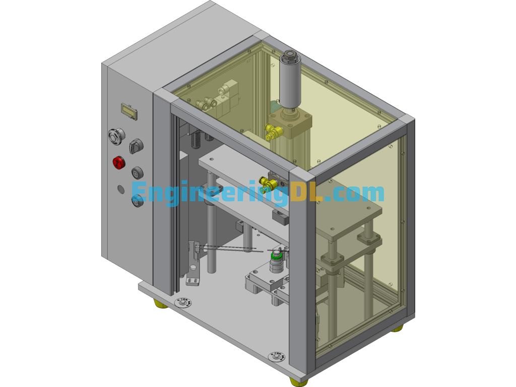 Bearing Pressing Machine 3D Exported Free Download
