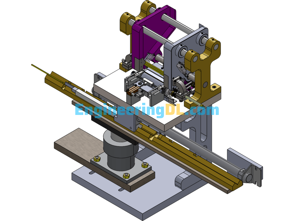 Shaft Part Length Measuring Machine SolidWorks Free Download
