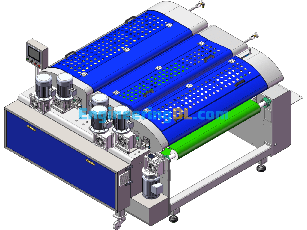 Roll Coating Machine-Roll Coating Machine SolidWorks Free Download