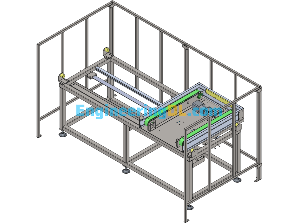 Conveyor Panners SolidWorks, 3D Exported Free Download