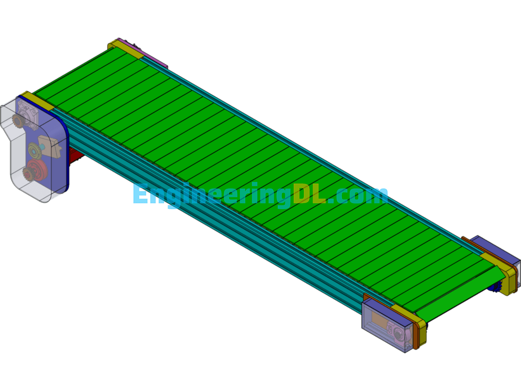 Collection Of Conveyors SolidWorks, 3D Exported Free Download