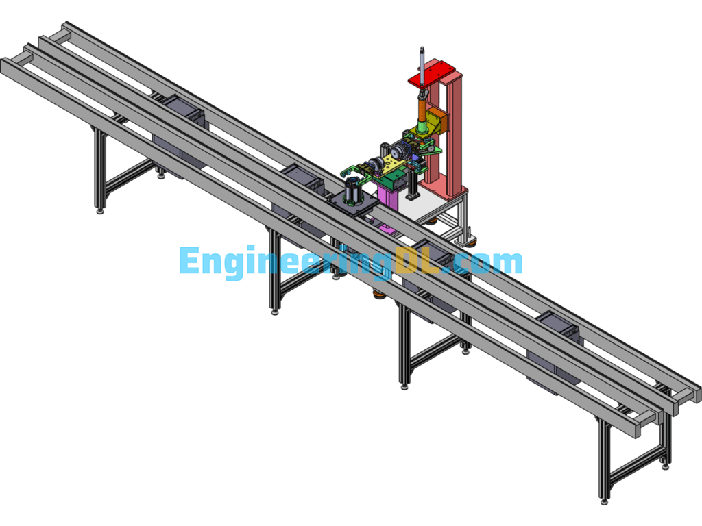 Filter Head Press Fitter SolidWorks, 3D Exported Free Download