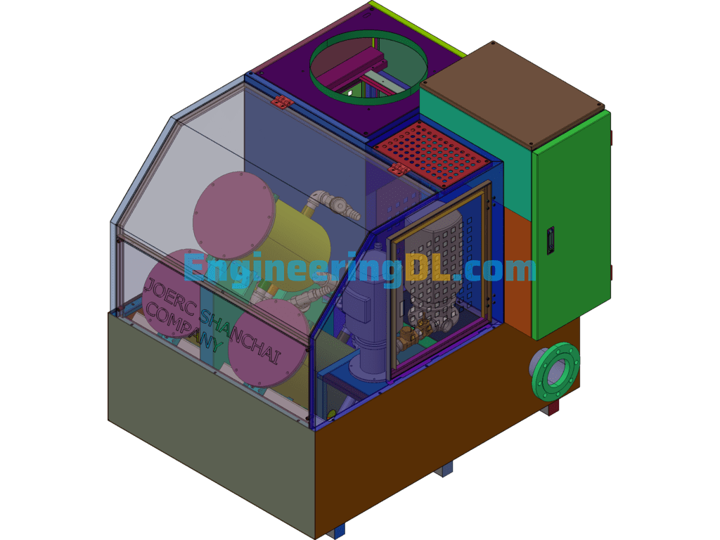 Filtration Equipment 3D Exported Free Download