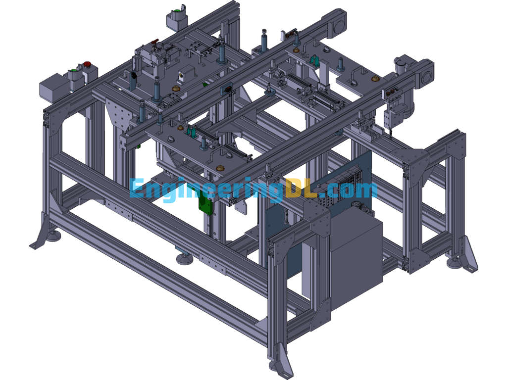 Meiteng Car Sunroof Production Line FB14095-70 3D Exported Free Download