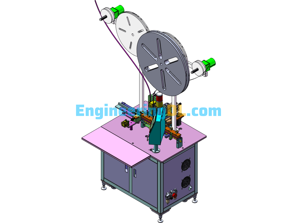 Connector Interface Insert Harpoon Assembly Machine (Display Jack Assembly) SolidWorks Free Download