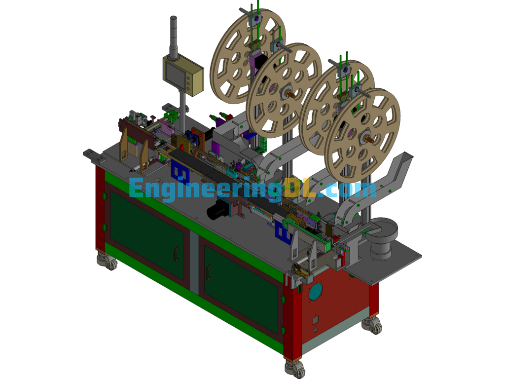 Connector Pinning Machine 3D Exported Free Download