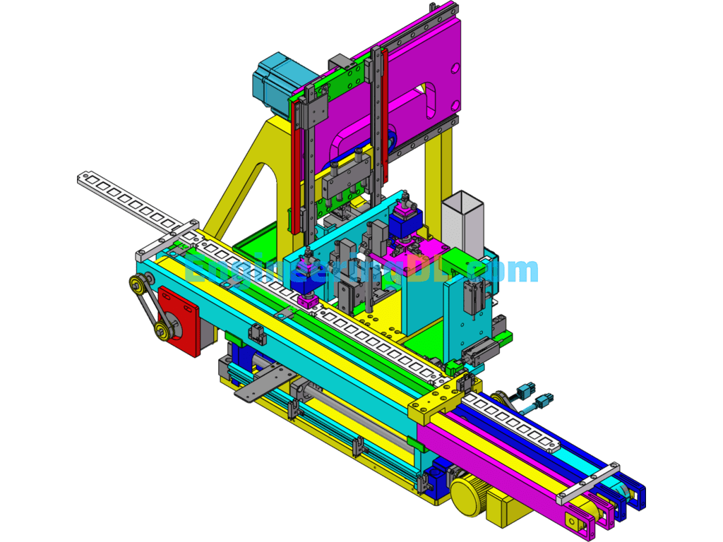 Connector Inspection Machine SolidWorks Free Download