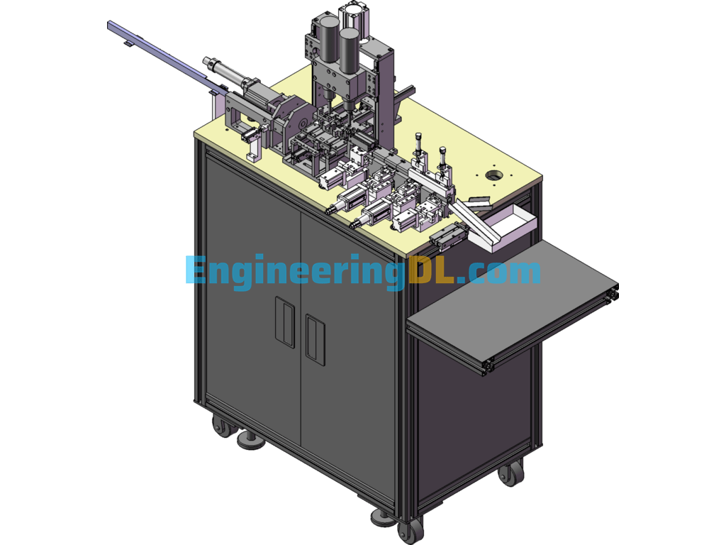 Connector Automatic Assembly Screw Machine SolidWorks, 3D Exported Free Download