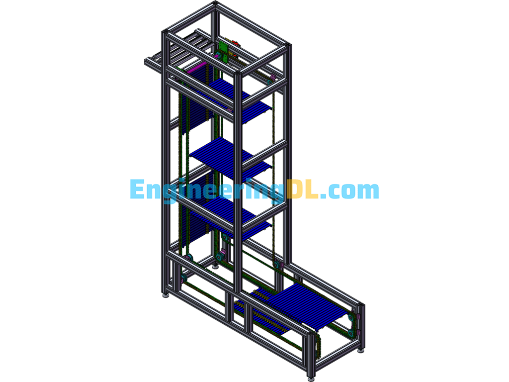 Continuous Lifter SolidWorks Free Download