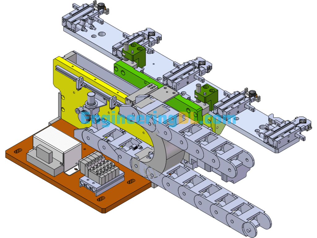 Universal Multi-Station Automatic Load Transfer Machine SolidWorks Free Download