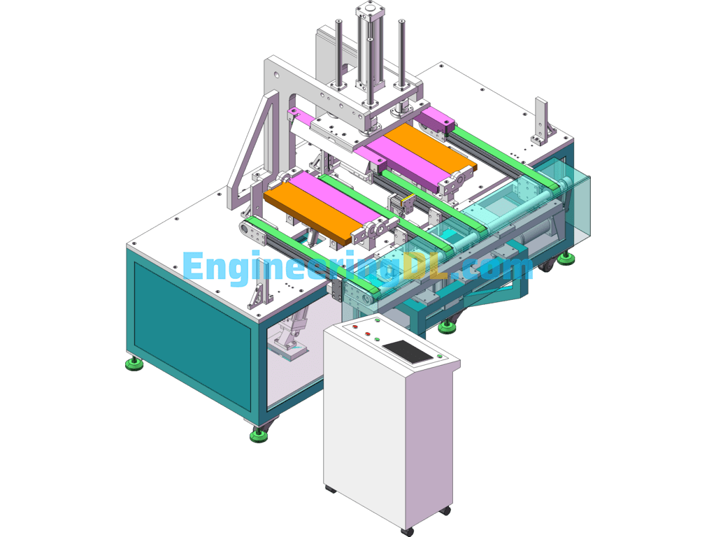 Universal Shell Bending Machine SolidWorks, 3D Exported Free Download
