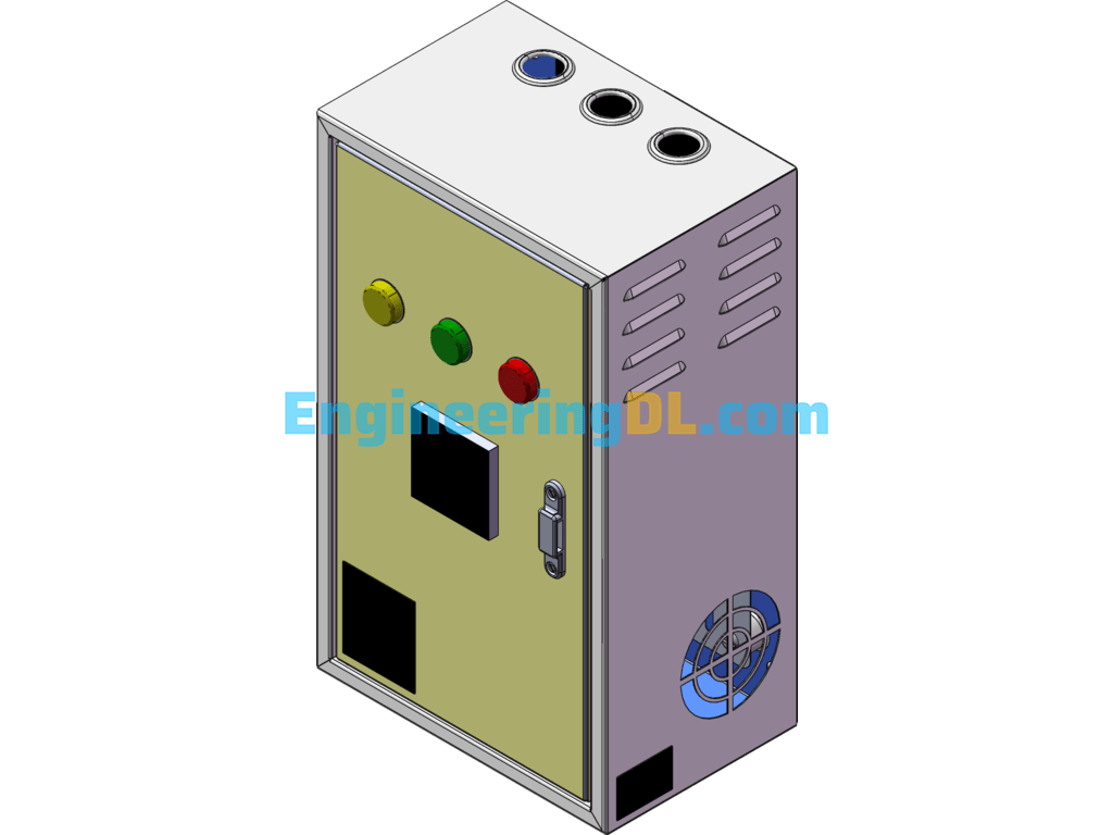 Power Distribution Box SolidWorks Free Download