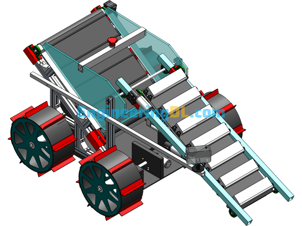 Mining Robot 3D Model SolidWorks Free Download