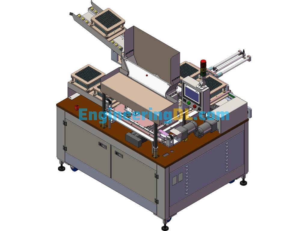 Blood Collection Plate Loading Machine (SolidWorks Source File 3D + Engineering Drawings) SolidWorks Free Download