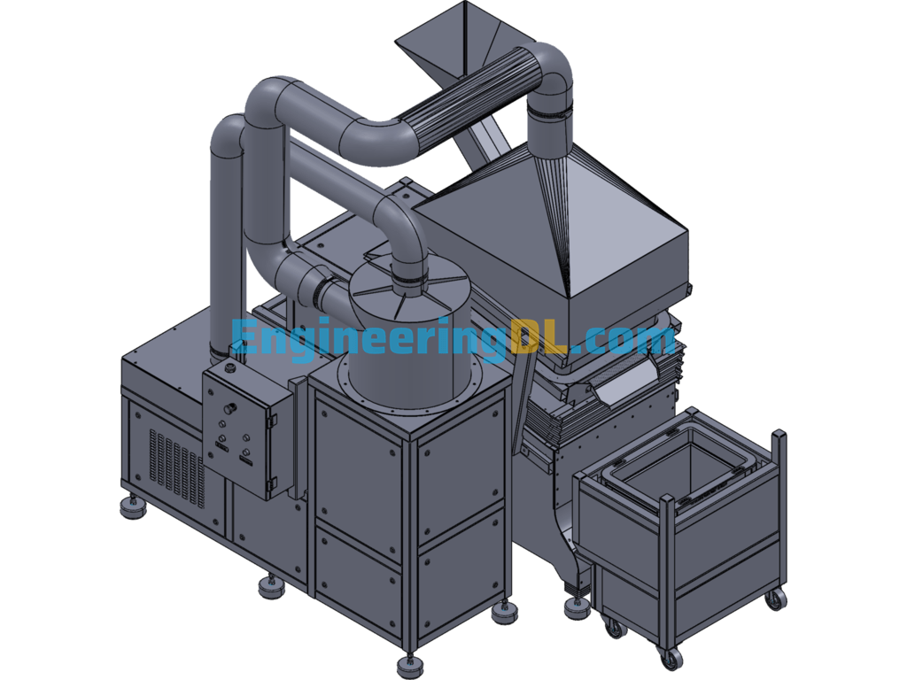 Gravity Table Cable Copper Recycling Equipment SolidWorks Free Download