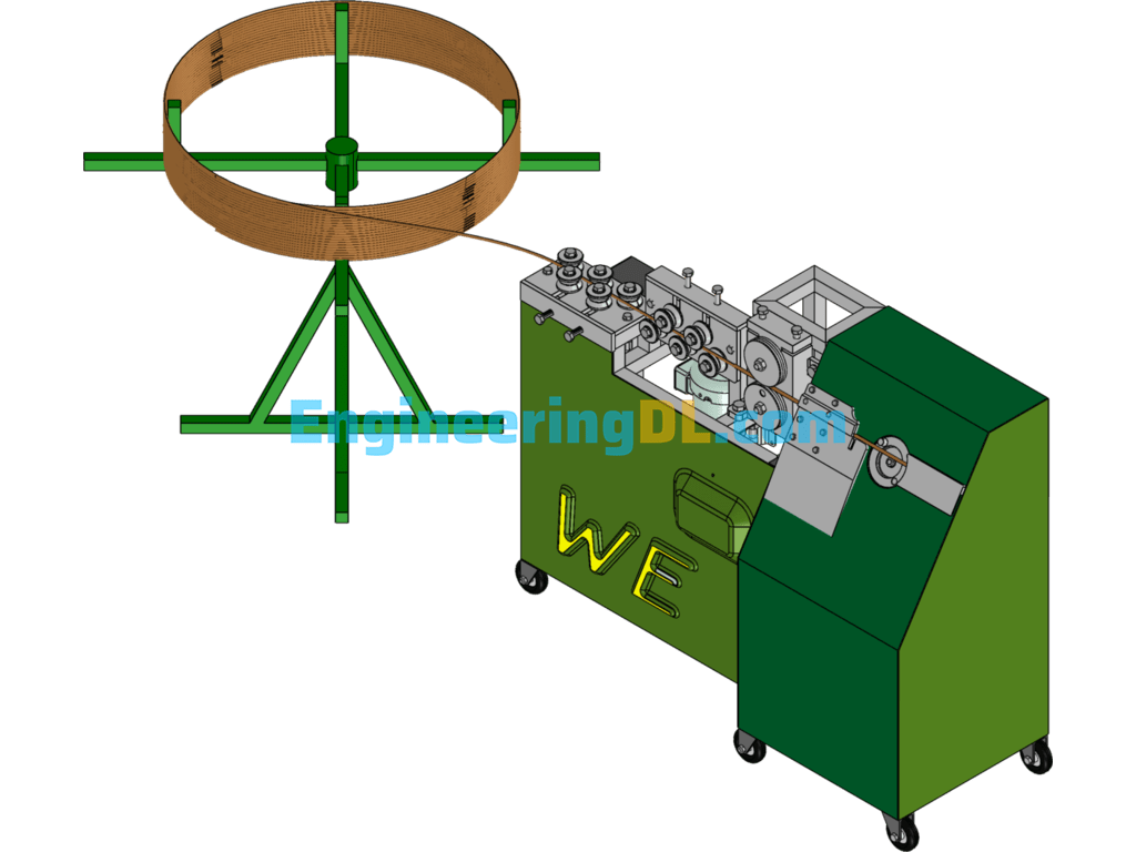 Steel Plate Bending Machine Design Model SolidWorks Free Download
