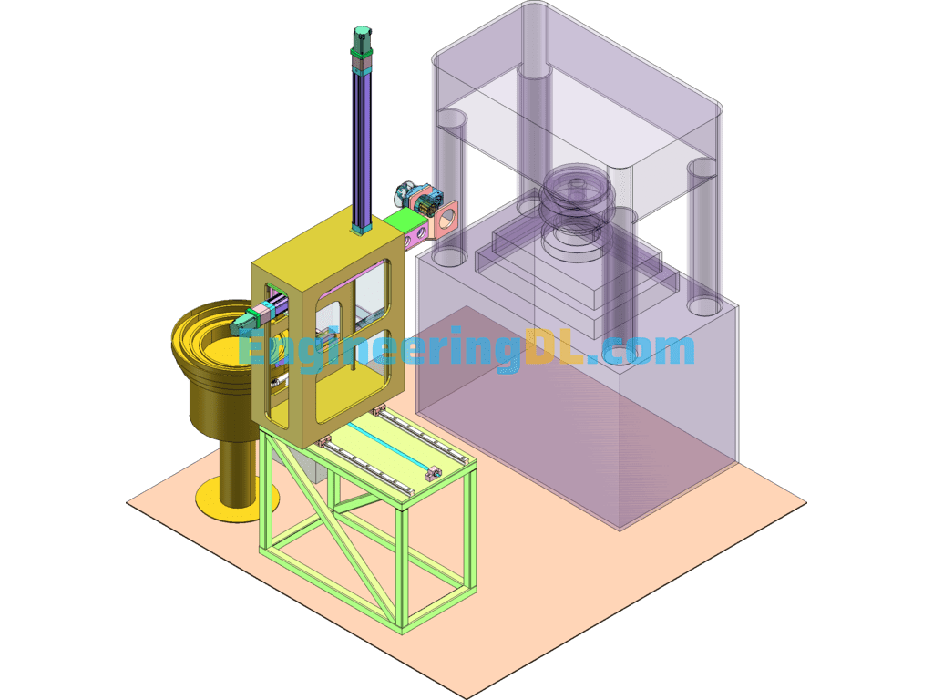 Steel Bar Automatic Loading Equipment SolidWorks Free Download