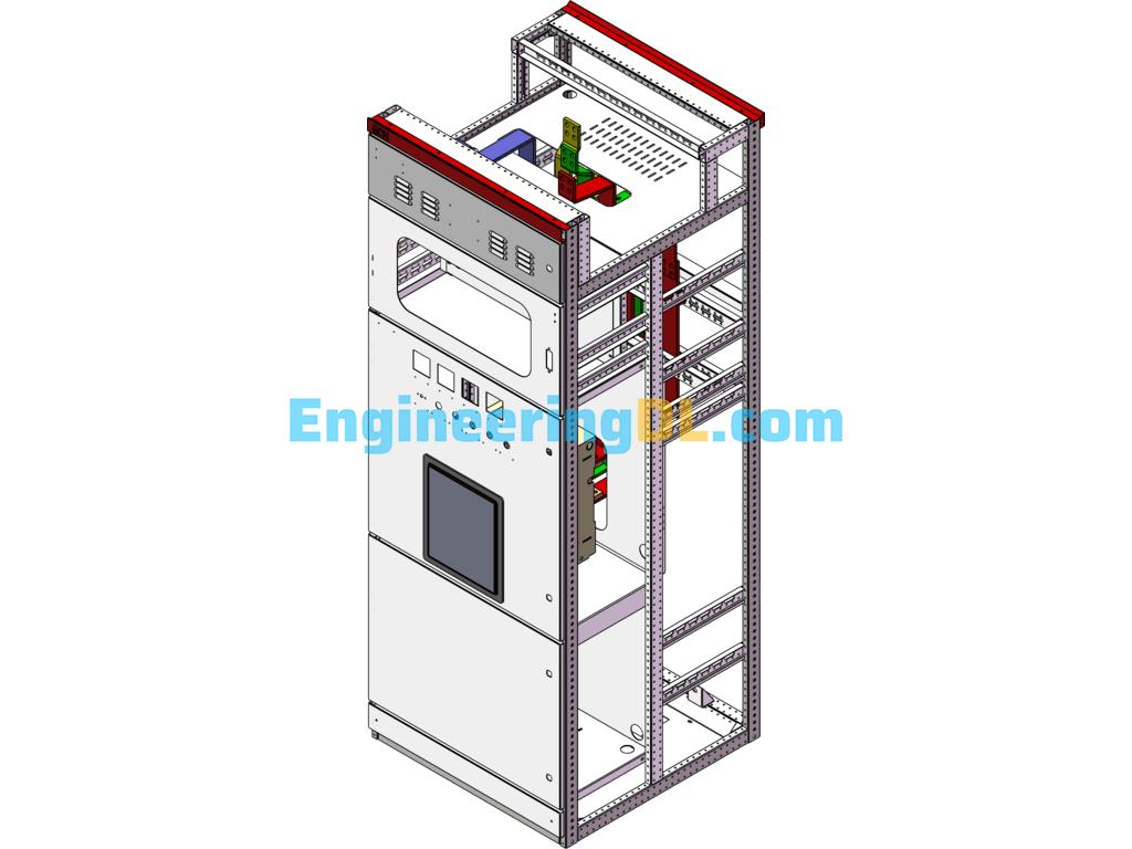 Sheet Metal Cabinet GCH Inlet Cabinet SolidWorks Free Download