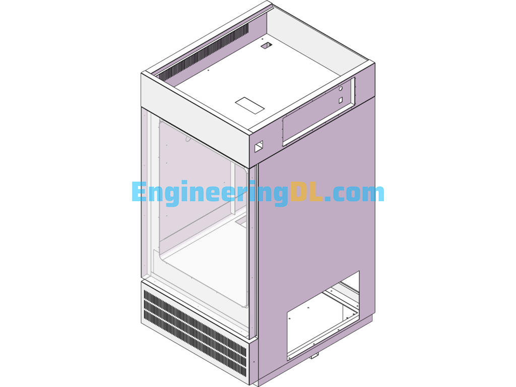 Sheet Metal Cabinets Experimental Boxes (Double Insulation, Applications In Laboratories And Civil) SolidWorks Free Download