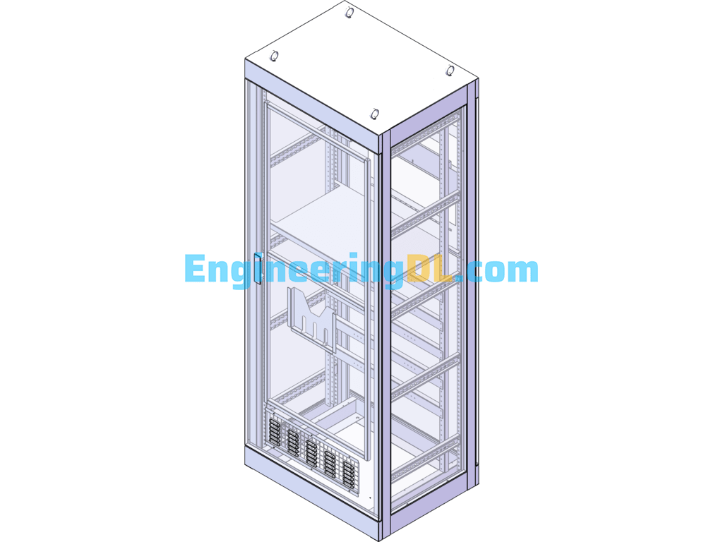 Sheet Metal Cabinet Electrical Control Cabinet SolidWorks Free Download