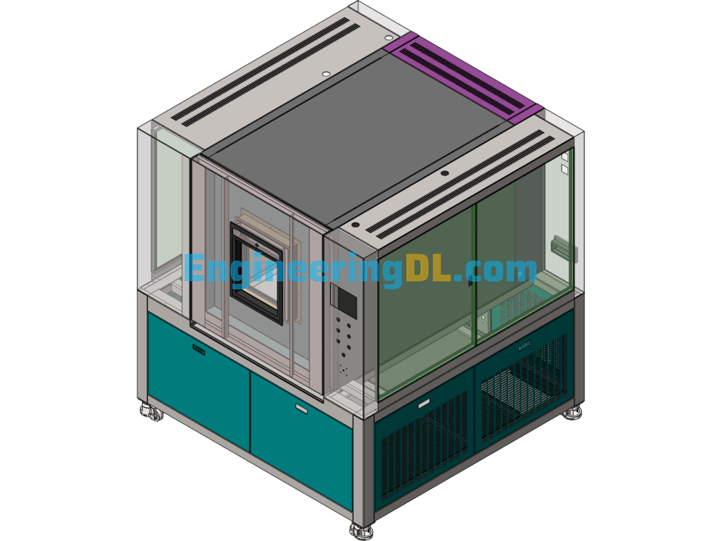 Sheet Metal Cabinet High Temperature Environmental Chamber SolidWorks Free Download