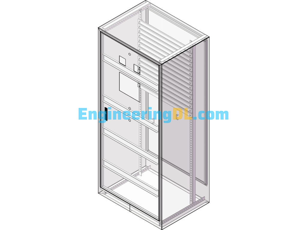 Sheet Metal Cabinet 1800 Control Cabinet SolidWorks Free Download