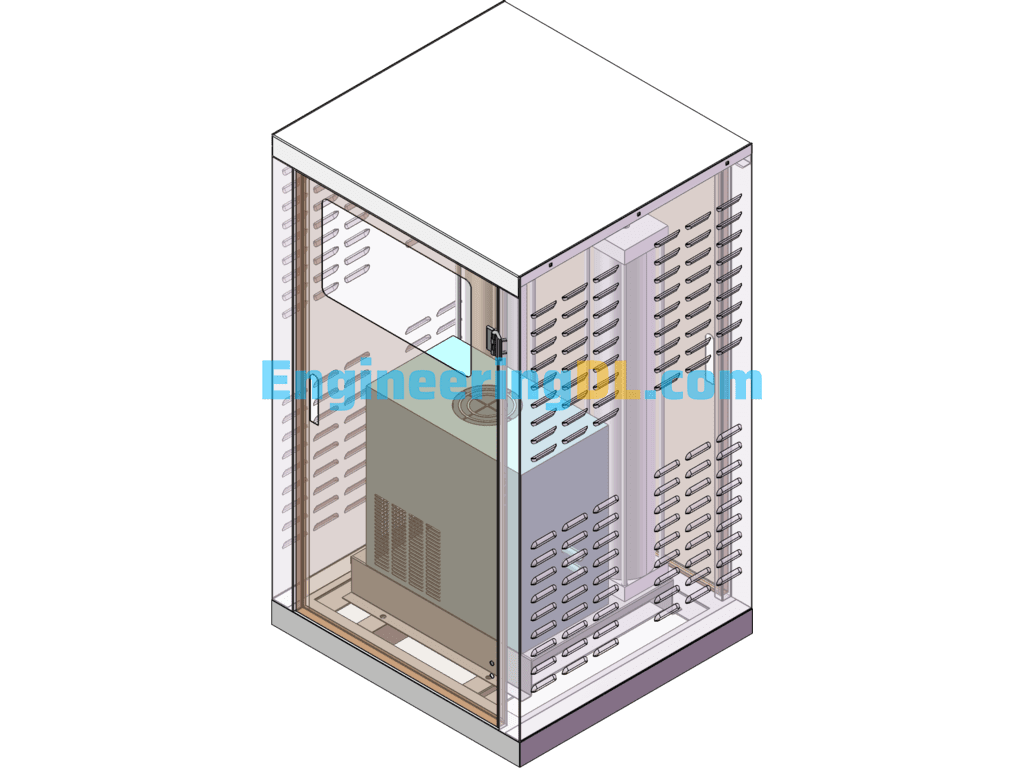 Sheet Metal Cabinet Micro-Positive Electrical Cabinet SolidWorks Free Download