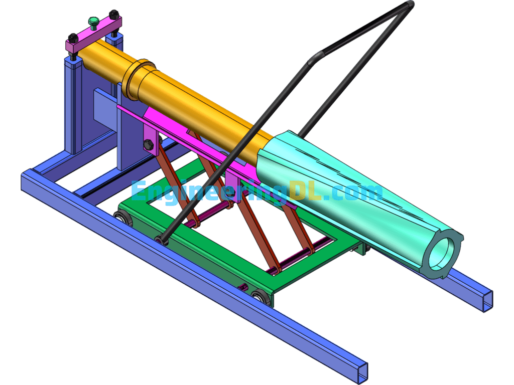 Iron Roller Sleeve Shaft Tooling SolidWorks Free Download