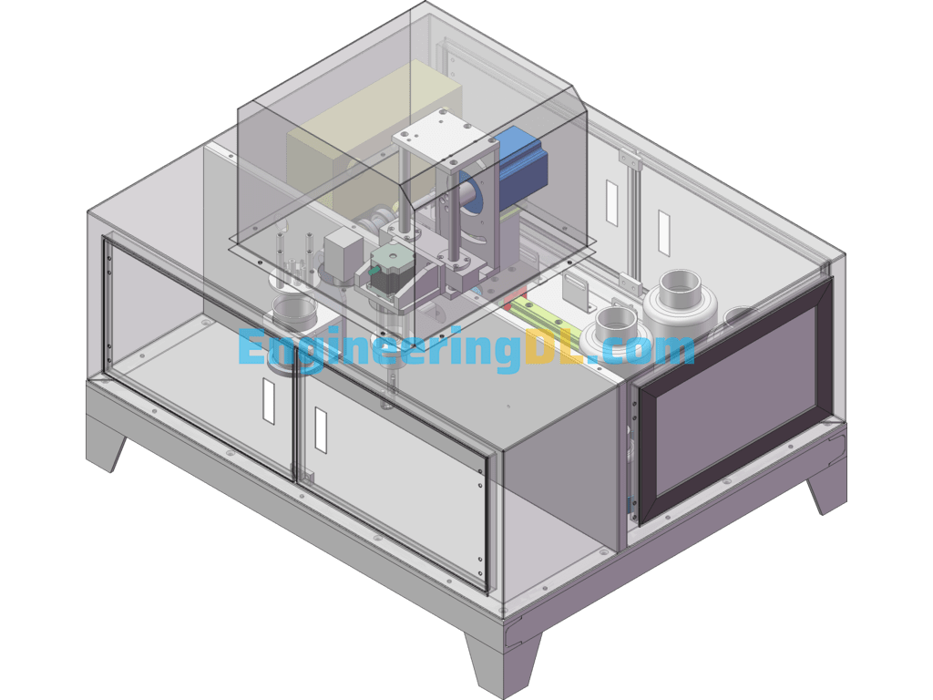 Lead Oxidation Tester 3D Digital Model + Engineering Drawing + List BOM SolidWorks, 3D Exported Free Download