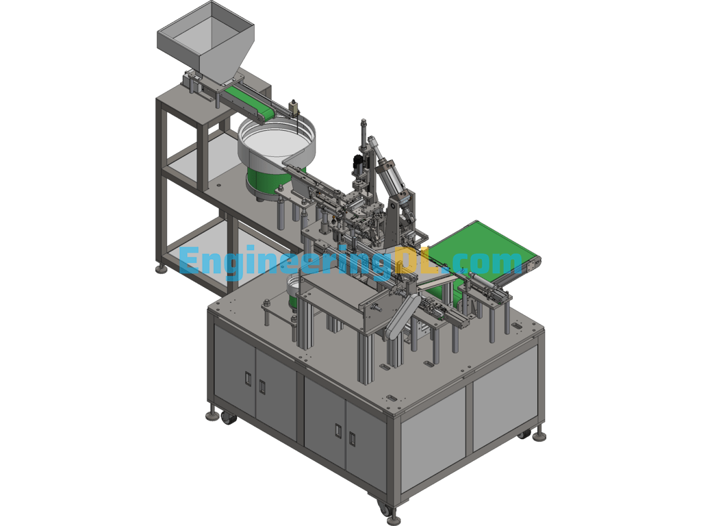 Riveting Machine 3D Exported Free Download
