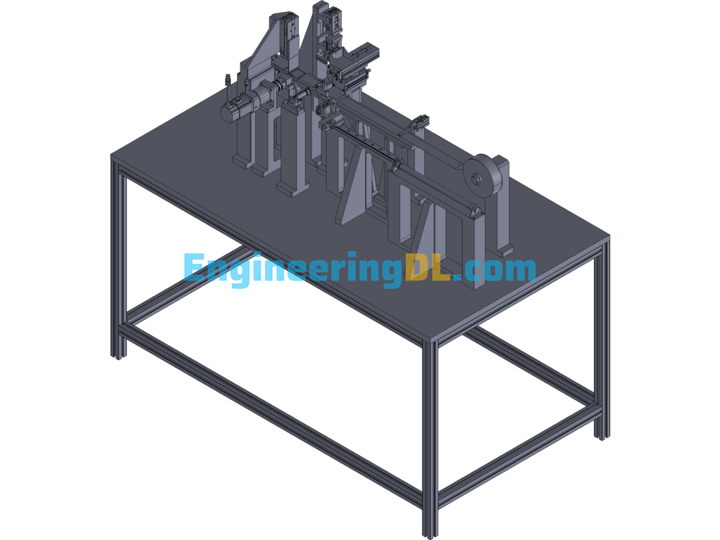 Copper Foil And Aluminum Foil Automatic Winding Equipment 3D Exported Free Download