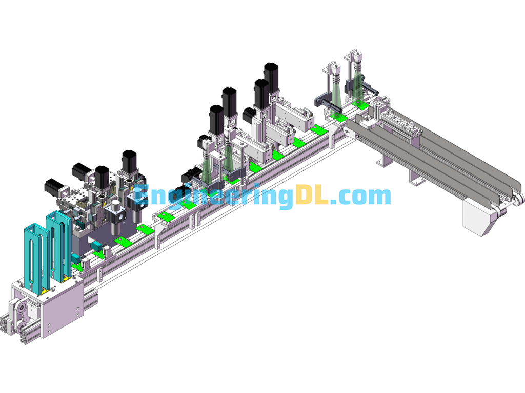Milling Slot Picking Machine (SW Design 3D Model) SolidWorks Free Download
