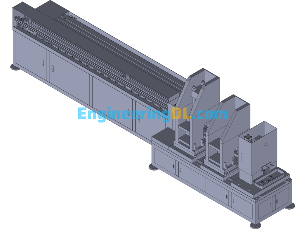 Lock Processing Equipment 3D Exported Free Download