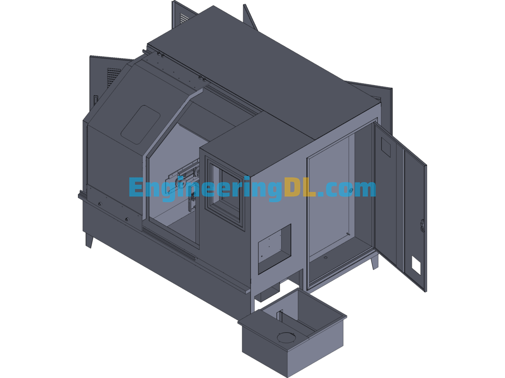 Saw Blade Sharpening Machine 3D Exported Free Download