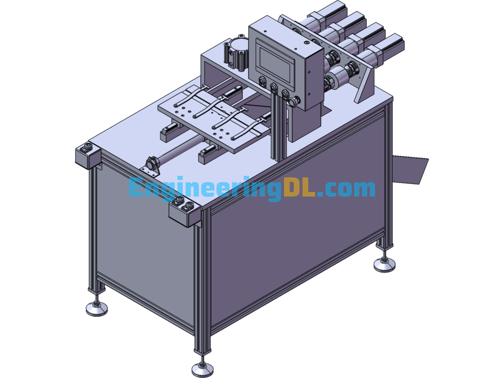 Limiters Skeleton Automatic Twisting Machine SolidWorks Free Download
