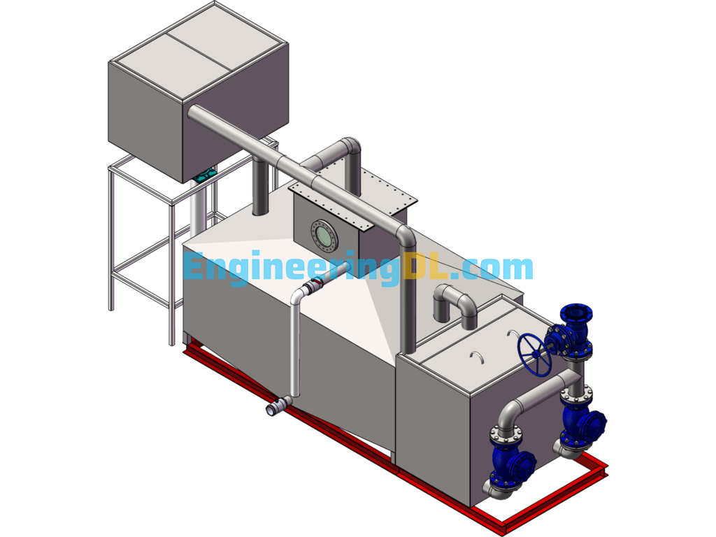 Oil Separation And Lifting Integrated Equipment SolidWorks Free Download