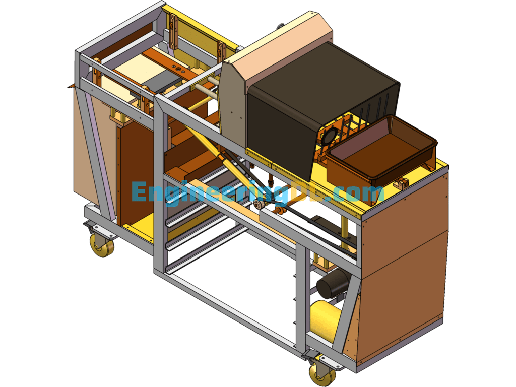 Diaphragm Vacuum Machine (Diaphragm Vacuum Tester) SolidWorks, 3D Exported Free Download