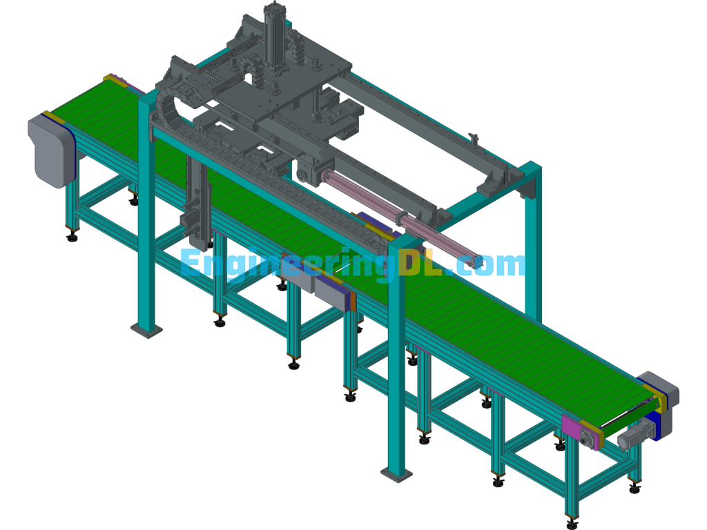 Non-Standard Truss Following Assembly Line Pickup Design 3D Exported Free Download