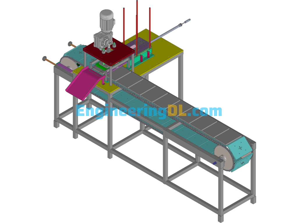 Non-Standard Automatic Cell Phone Key Punching And Cutting Machine 3D Exported Free Download