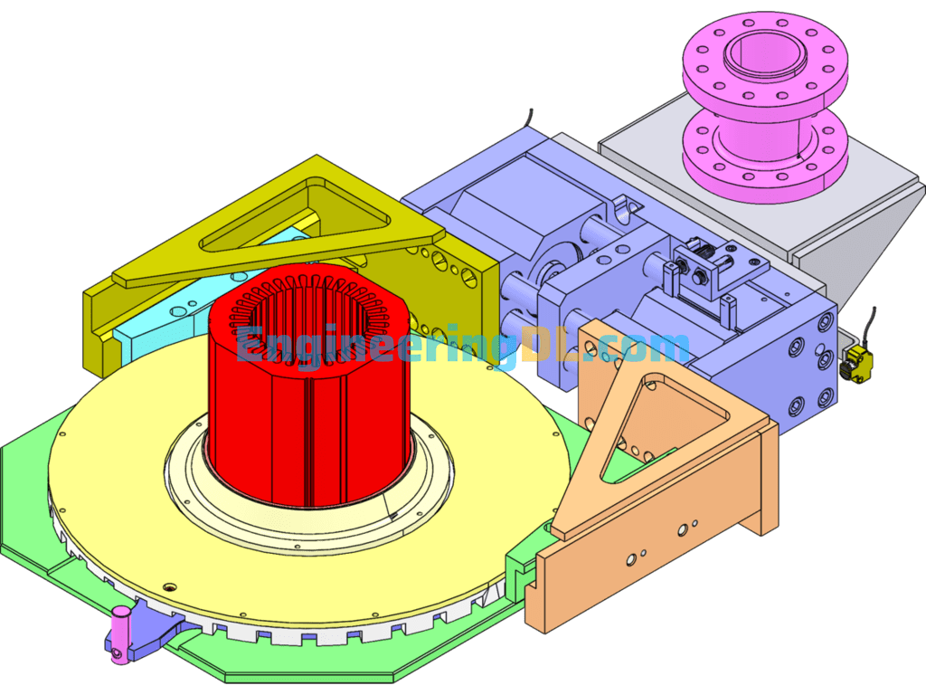 Non-Standard Turntable SolidWorks Free Download