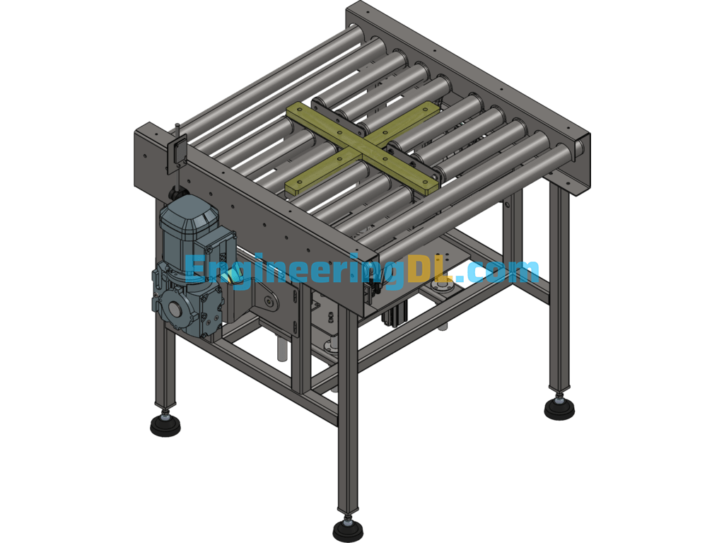 Jacking Rotary Machine SolidWorks Free Download