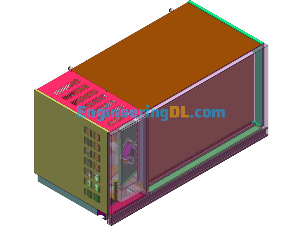 Air-Cooled Cabinets SolidWorks, AutoCAD Free Download