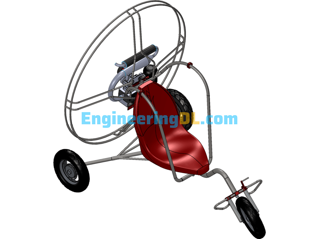 Flying Tricycle SolidWorks Free Download